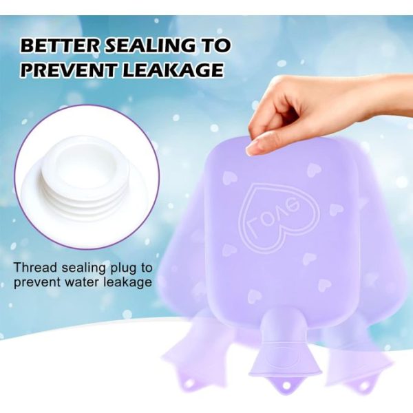 1L Hot Water Bottle With Waist Cover, Detachable Waist Warm Water Bag