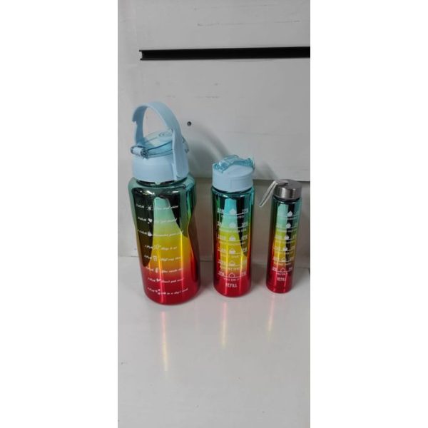 3 IN 1 WATER BOTTLE...2000ML,800ML AND 300 ML