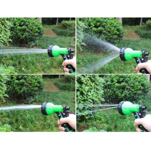 7-way Car Wash Jet High Pressure Plastic Spray Water Gun Multi Function Garden Hose Pipe Water Nozzle Spray Gun Comfort Handle Cleaning Sprinkle Tools