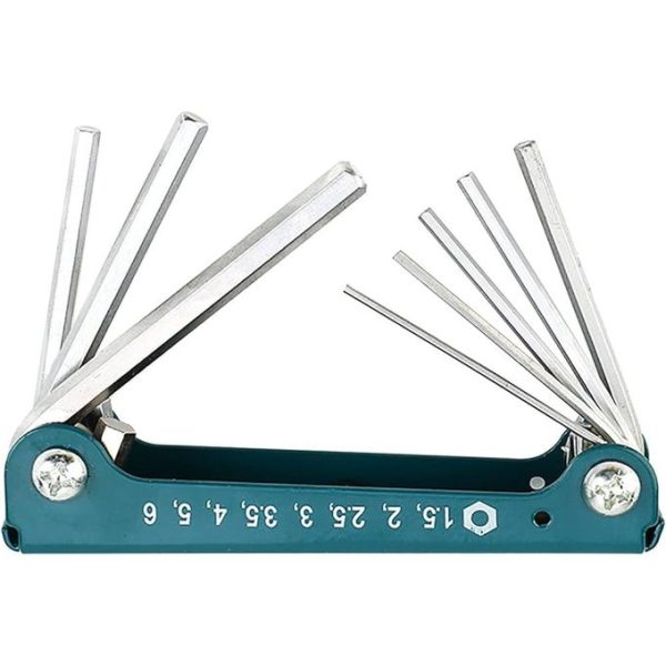 8 Pieces Allen Key Set, Folding Hex Keys Set, Wrench Set