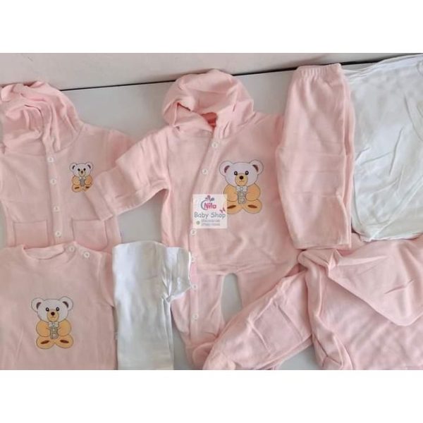 AA Fashion 8PCS UNISEX NEW BORN BABY RECEIVING SET