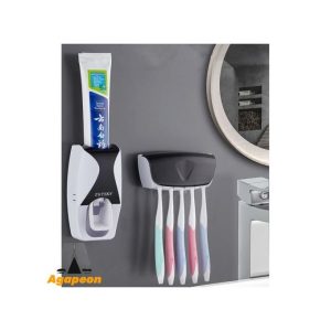 Agapeon Toothbrush Holder And Toothpaste Dispenser