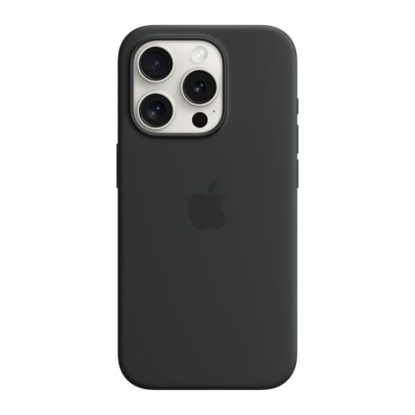 Apple Phone Case For iphone 15 Pro Max Case - Slim Soft TPU Silicone Cover - Black