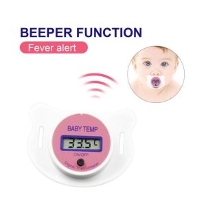 Baby Pacifier Thermometer LCD Digital Mouth Nipple Temperature