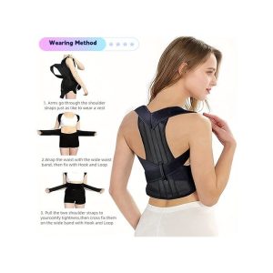 Back,lumber,neck & Shoulder Posture Corrector/support For Men And Women