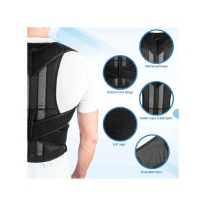 Back,lumber,neck & Shoulder Posture Corrector/support For Men And Women