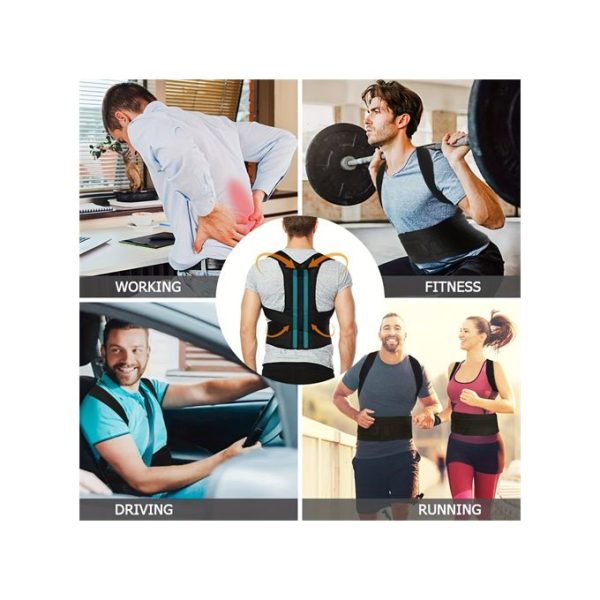 Back,lumber,neck & Shoulder Posture Corrector/support For Men And Women