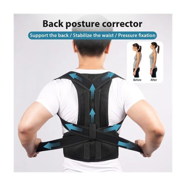 Back,lumber,neck & Shoulder Posture Corrector/support For Men And Women