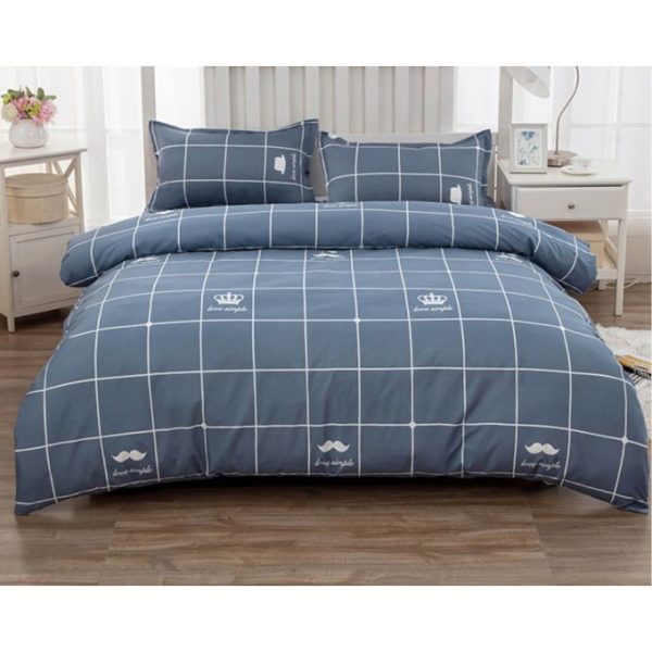 Bedding Set (2 Pillow Covers +1 Duvet Cover +1 Bed Sheet)