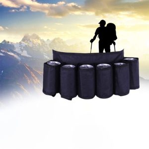 Black Portable Outdoor Mountaineering Beer Belt For Men