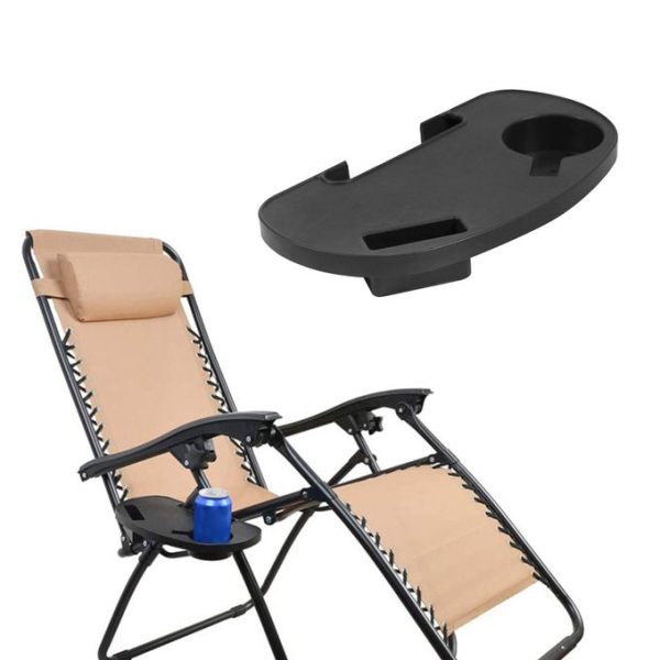 Chair Cup Holder Snack Tray For Lounge Chair