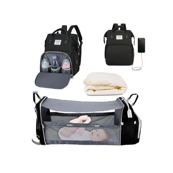 Diaper Bag For Baby Care Kits Bed Backpack