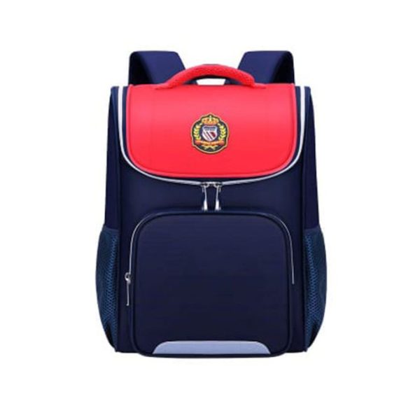 DragonFly Backpack School Bags - Navy Blue & Red