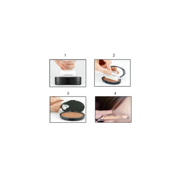 Eyebrow Powder Stamp Waterproof Eye Brow Stamp-Brown