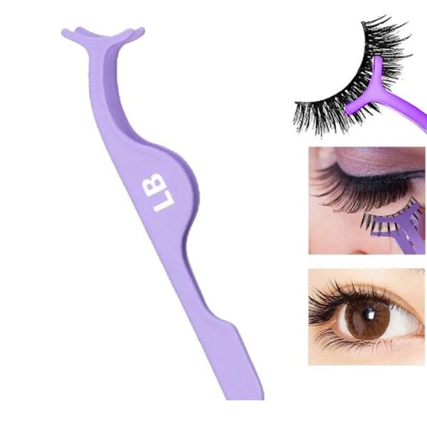 Eyelash Curler Auxiliary Anti-handshaking Mouth Cosmetic Clip