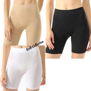 Fashion 3Pc Stretchy Quality Skin Tight Biker Shorts Underwear