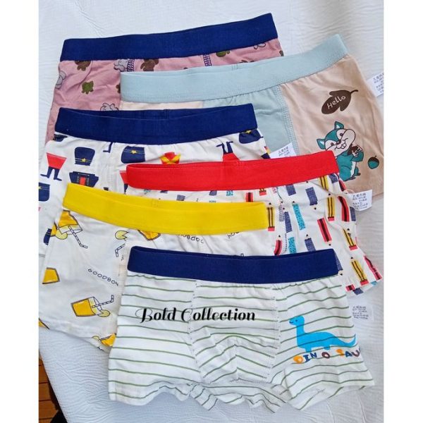 Fashion 3PCs Cutest Comfy Pure Cotton Boys Boxers