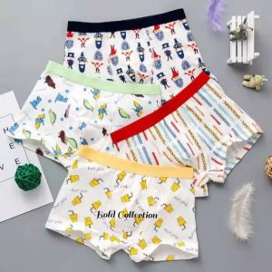 Fashion 3PCs Cutest Comfy Pure Cotton Boys Boxers