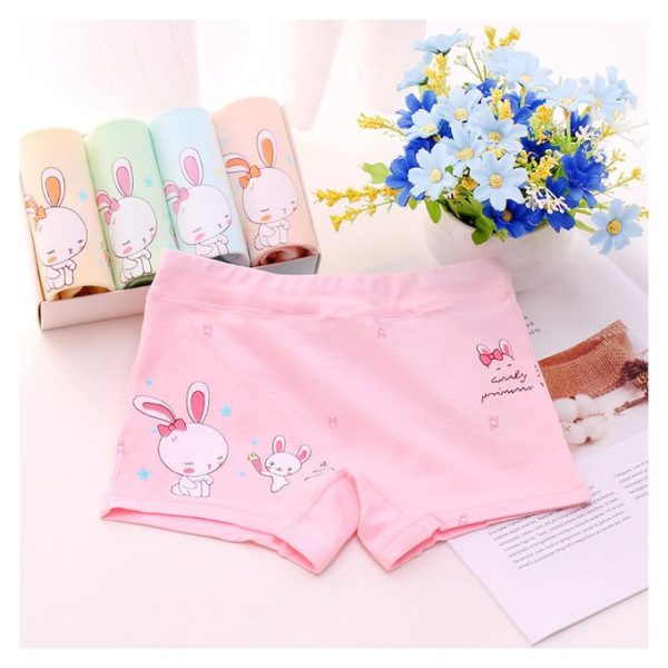 Fashion 3PCs LOVELY Girls Boyshorts Pure Cotton Comfy Girls Boxers