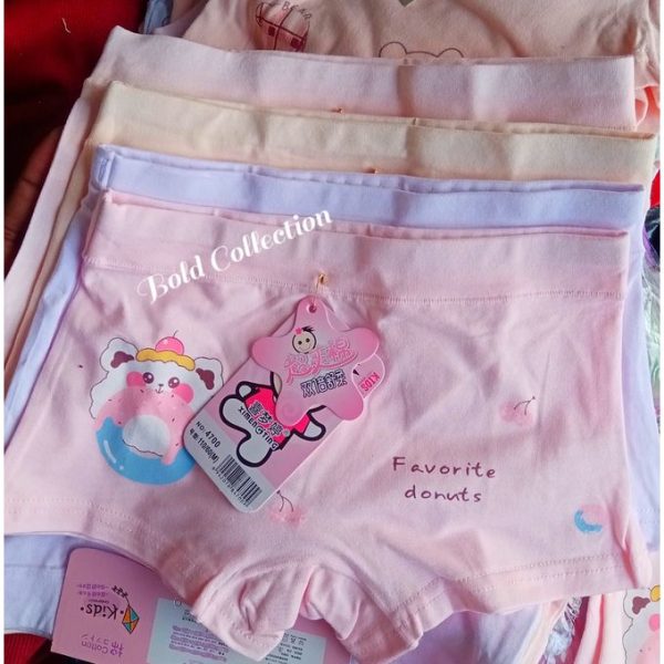 Fashion 3PCs LOVELY Girls Boyshorts Pure Cotton Comfy Girls Boxers