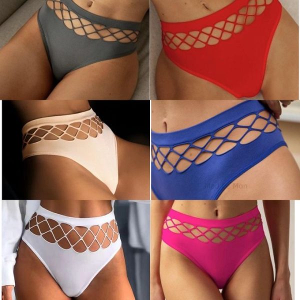 Fashion 3PCs Sexiest Strappy Comfort Silk LADIES SEAMLESS THONG Panties