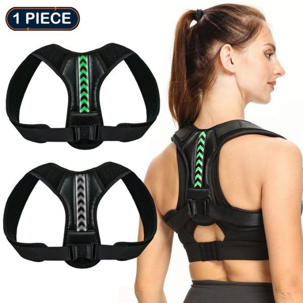 Fashion Adjustable Back Shoulder Posture Corrector Belt Clavicle Spine Support Reshape Your Body Home Office Sport Upper Back Neck Brace