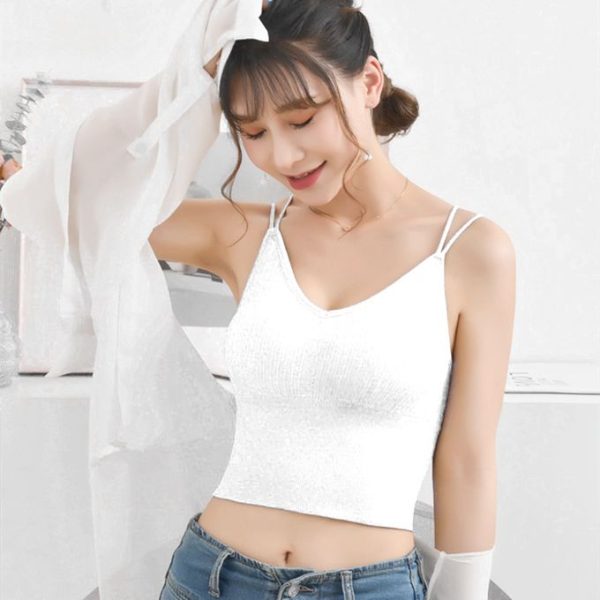 Fashion Camisole Vests Tanks Women Tops Underwear Bra Tees Ladies Clothing