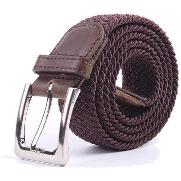 Fashion Canvas Elastic Woven Stretch Braided Belt