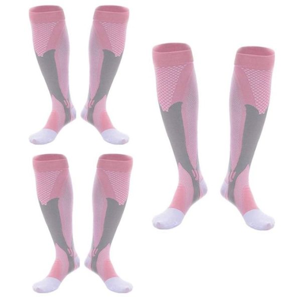 Fashion Compression Socks Medical Nurses Gym Hiking Diabetics Varicose Veins Sports Cycling Socks Running Football Gift