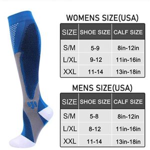 Fashion Compression Socks Medical Nurses Gym Hiking Diabetics Varicose Veins Sports Cycling Socks Running Football Gift