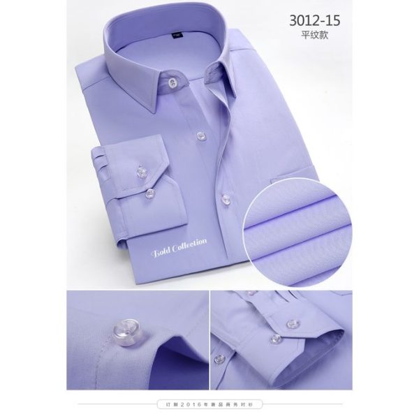 Fashion Finest Quality Official Mens Longsleeve Shirt Slim Fit