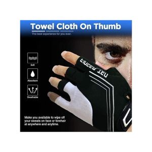 Fashion Gym Weight Lifting Cycling Riding Gloves Black SMALL MEDIUM LARGE MEN WOMEN UNISEX Black White