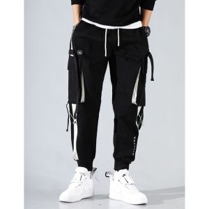 Fashion Hip Hop Cargo Pants Men Streetwear Fashion Sweatpants Male Casual Trousers Pants