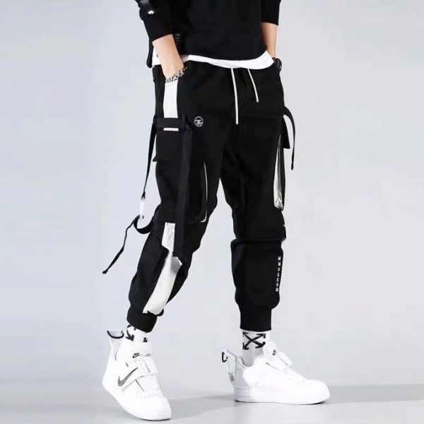 Fashion Hip Hop Cargo Pants Men Streetwear Fashion Sweatpants Male Casual Trousers Pants