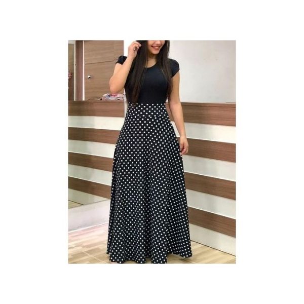 Fashion Ladies Official Long Turkey Dresses Women Clothes Black