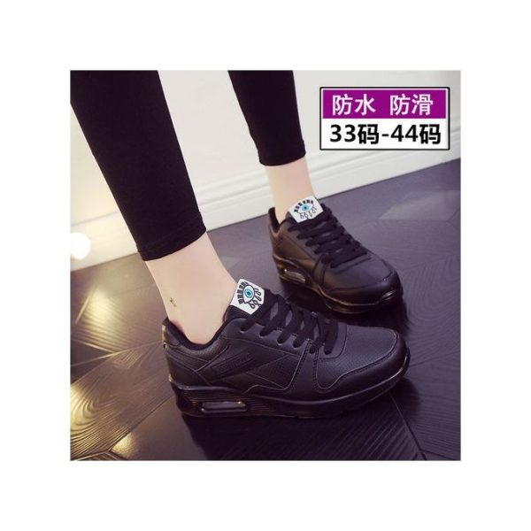 Fashion Ladies Quality Sneakers-Black