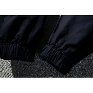 Fashion Men Black Pocket Casual Pants Cargo Pants Harem Joggers