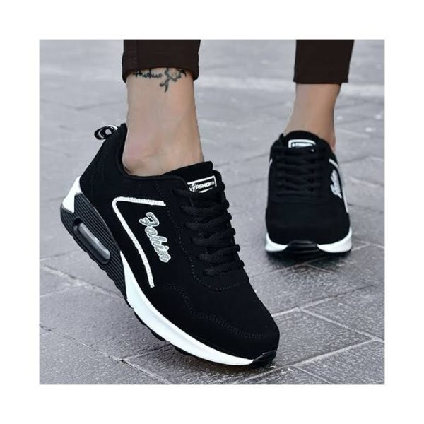 Fashion New Fashion Ladies Sneakers Black White