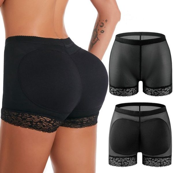 Fashion Push Up Hip Pad Enhancer Panties Lace Control Body Shape Butt Lifter Underwear