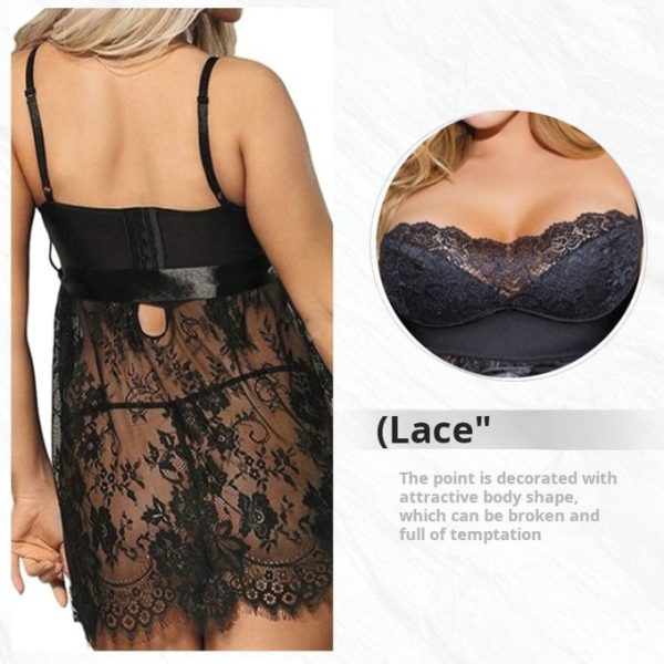 Fashion Women's Sexy Lingerie Underwear - Black