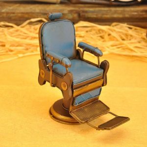 Iron Model Decorations Creative Crafts Barber Chair