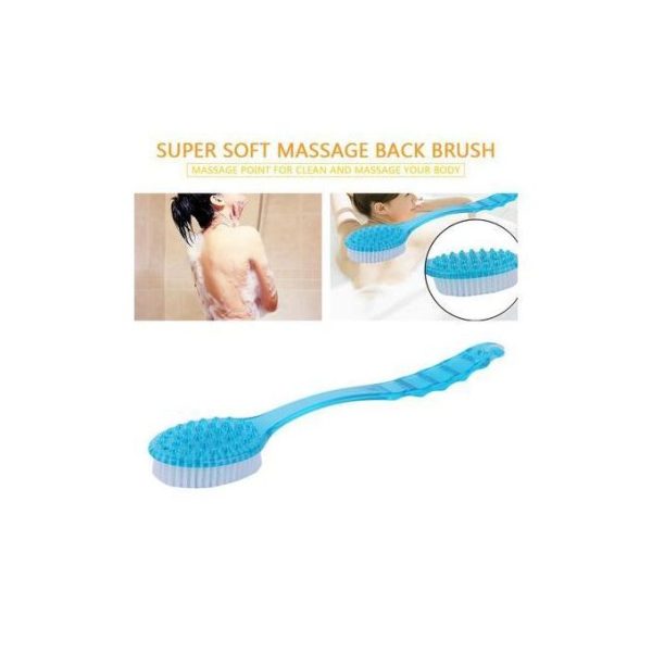 Lower Back Soft Brush Long Handle Body Scrubber