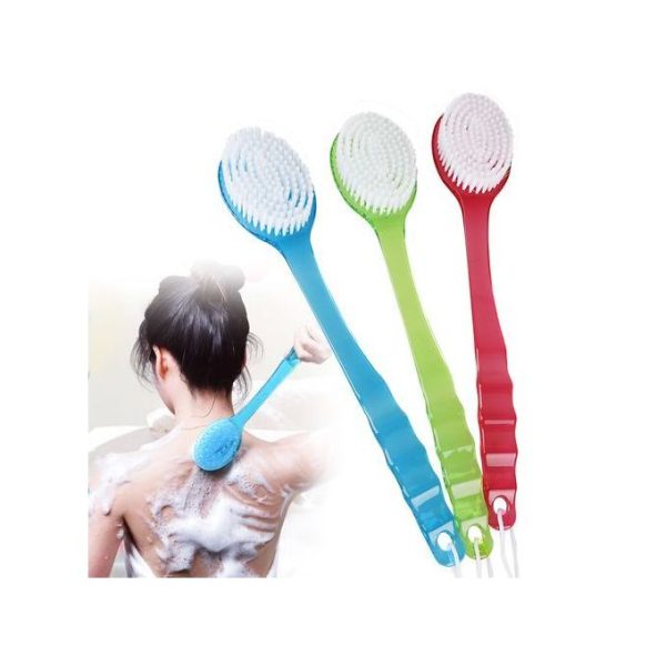 Lower Back Soft Brush Long Handle Body Scrubber