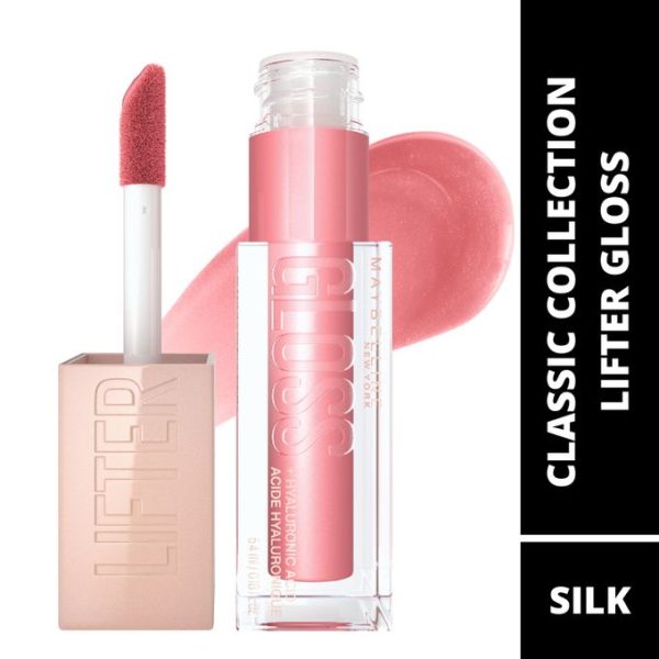 Maybelline Lifter Gloss Hydrating Lip Gloss With Hyaluronic Acid, Silk