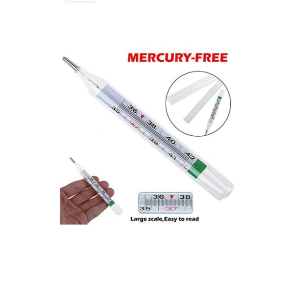 Mercury-Free Dual Scale Thermometer, Fever Thermometer