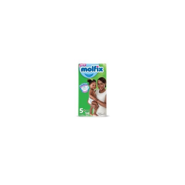 Moflix DAY&NIGHT JUNIOR 15-20kgs Jumbo Pack, Size 5,Count 56