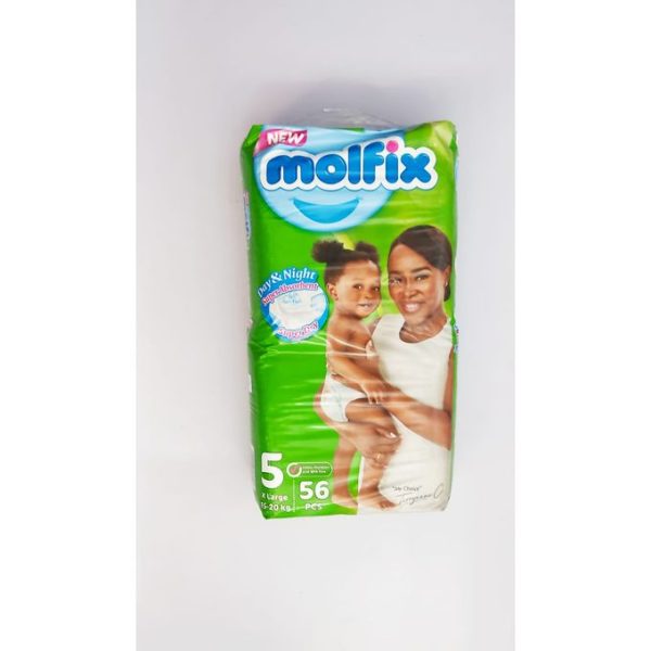 Moflix DAY&NIGHT JUNIOR 15-20kgs Jumbo Pack, Size 5,Count 56