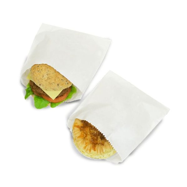 Multipurpose Food Packaging Grease Proof Paper Bag Pouches – 100 pcs