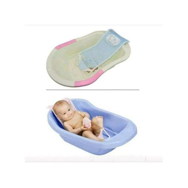 Newborn Baby Bath Seat Support / Shower Mesh Bathing Cradle