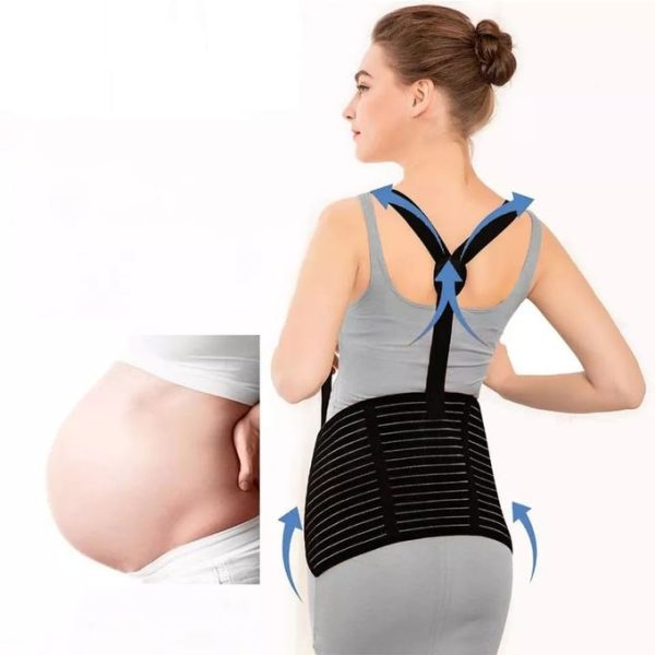 Pregnancy Support Belt/backbone Fixer Black